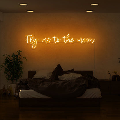 Fly Me To The Moon Led Neon Sign | Shineneon
