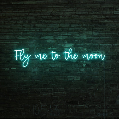 Fly Me To The Moon Led Neon Sign | Shineneon