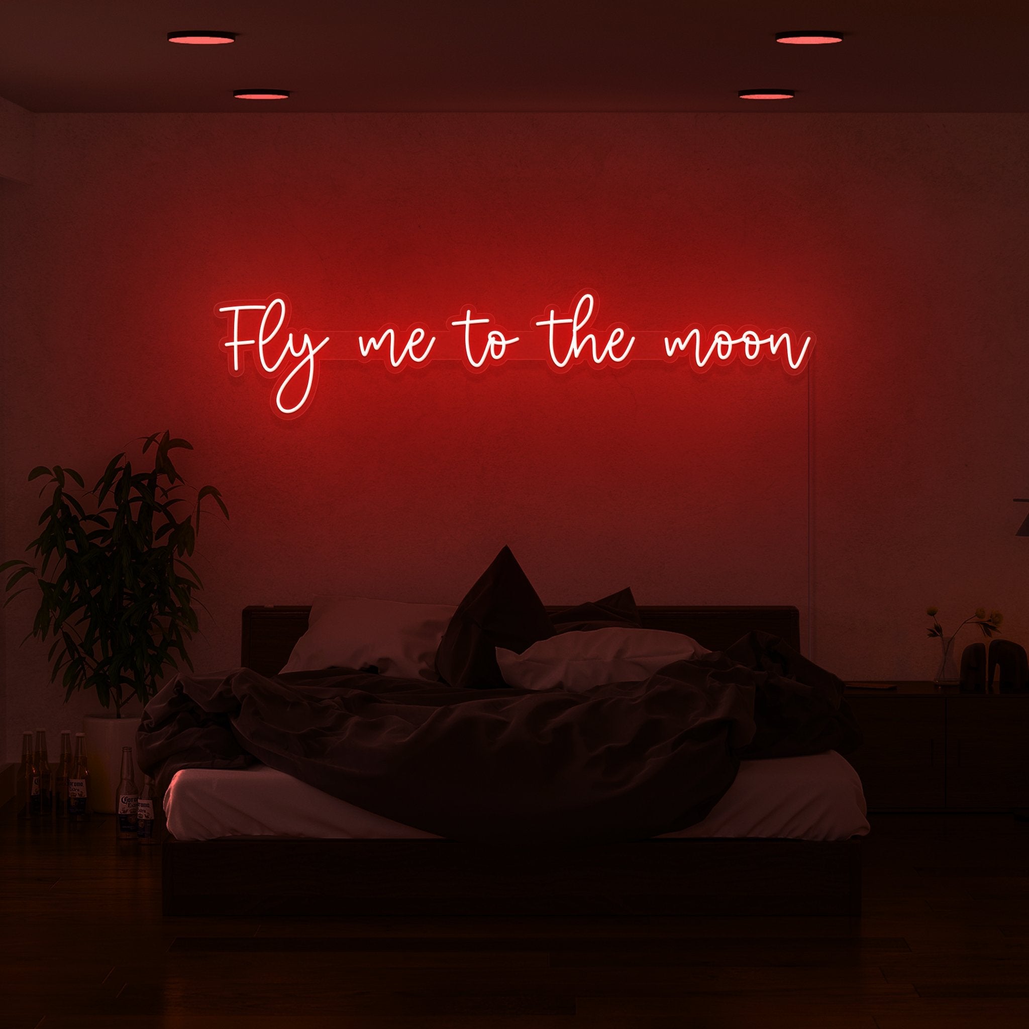 Fly Me To The Moon Led Neon Sign | Shineneon