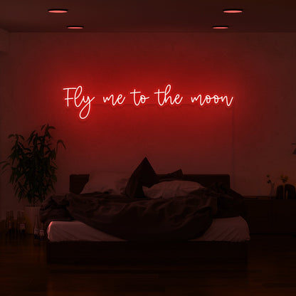 Fly Me To The Moon Led Neon Sign | Shineneon