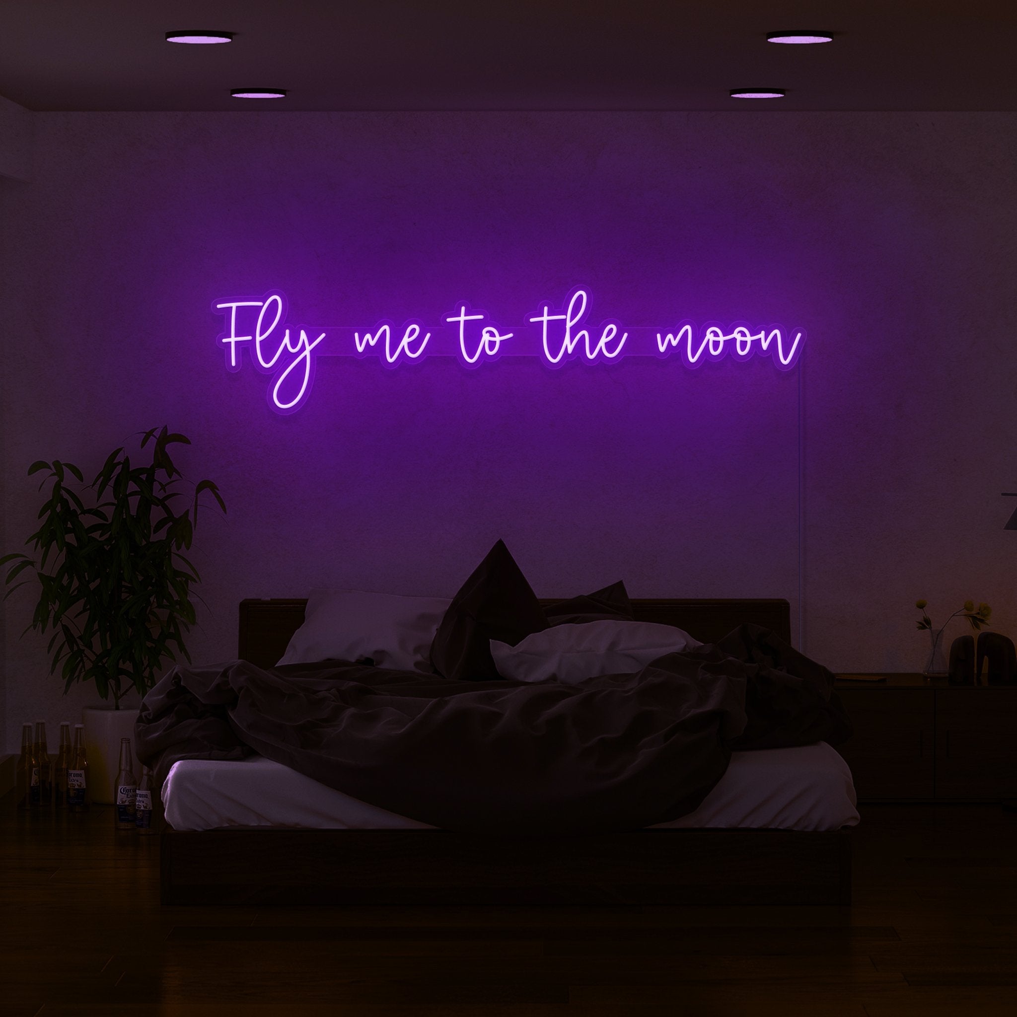 Fly Me To The Moon Led Neon Sign | Shineneon