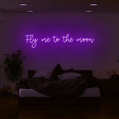 Fly Me To The Moon Led Neon Sign | Shineneon