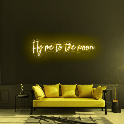 Fly Me To The Moon Led Neon Signs - Shineneon