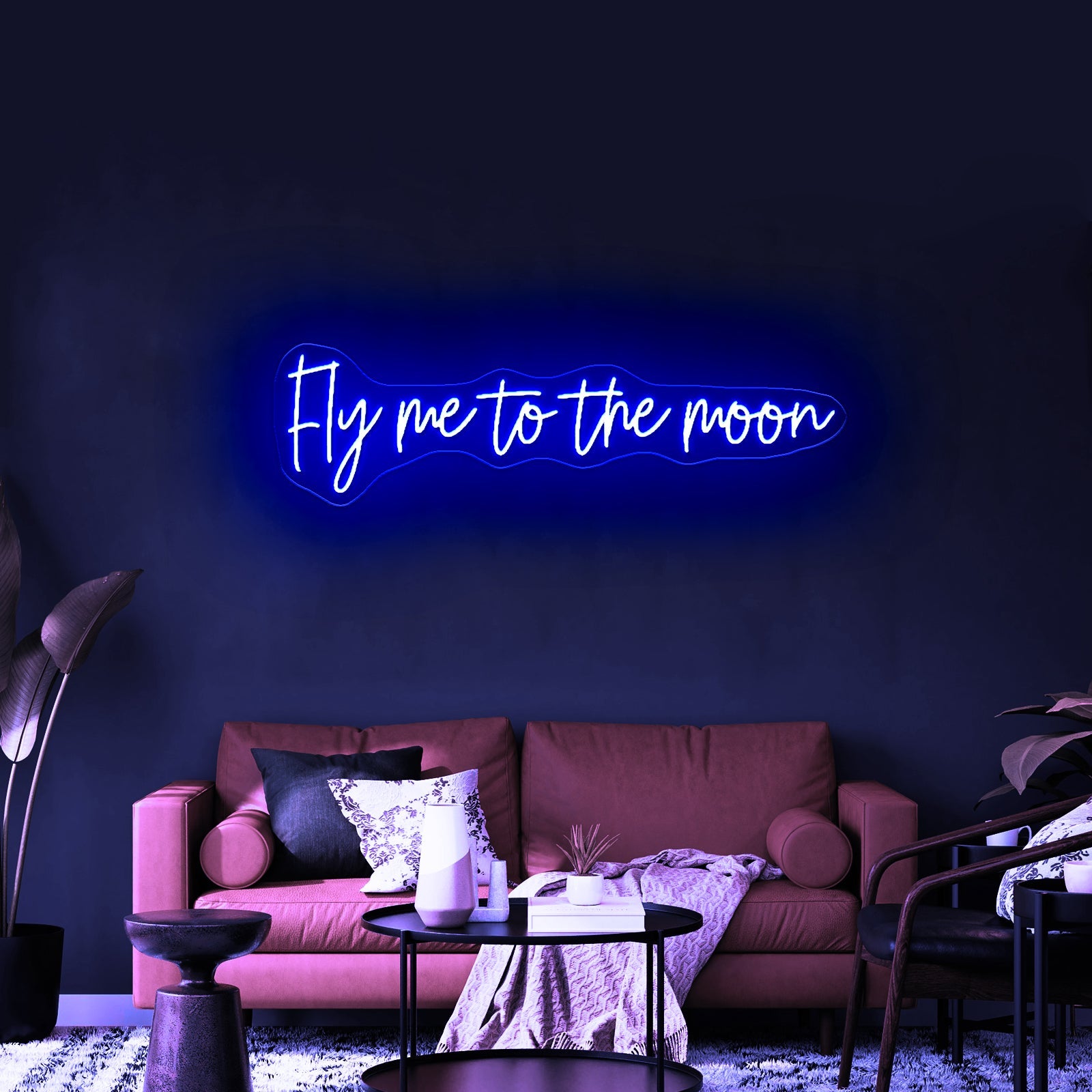 Fly Me To The Moon Led Neon Signs - Shineneon