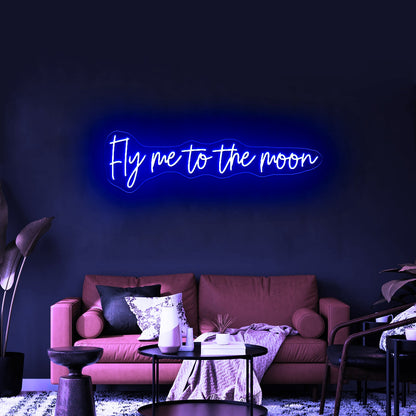 Fly Me To The Moon Led Neon Signs - Shineneon