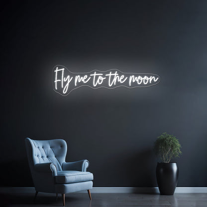 Fly Me To The Moon Led Neon Signs - Shineneon
