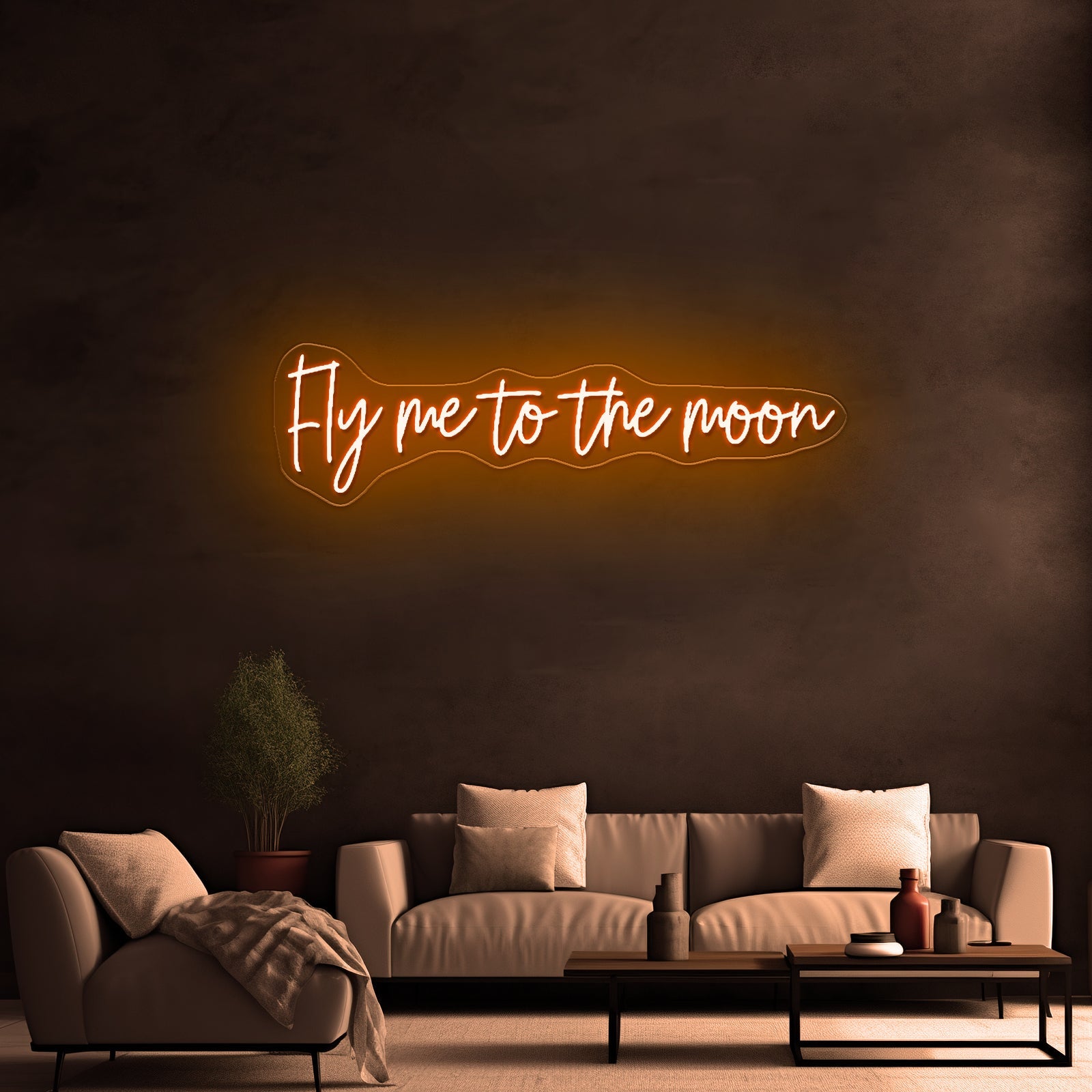 Fly Me To The Moon Led Neon Signs - Shineneon