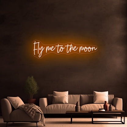Fly Me To The Moon Led Neon Signs - Shineneon