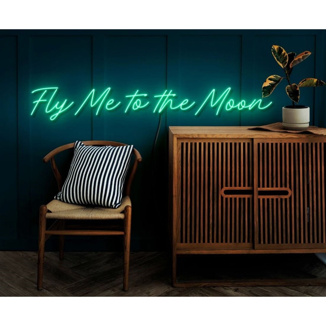 Fly Me To The Moon Led Sign Business Neon Sign Wall Decor - Shineneon