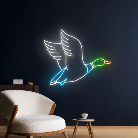 Flying Duck Neon Light