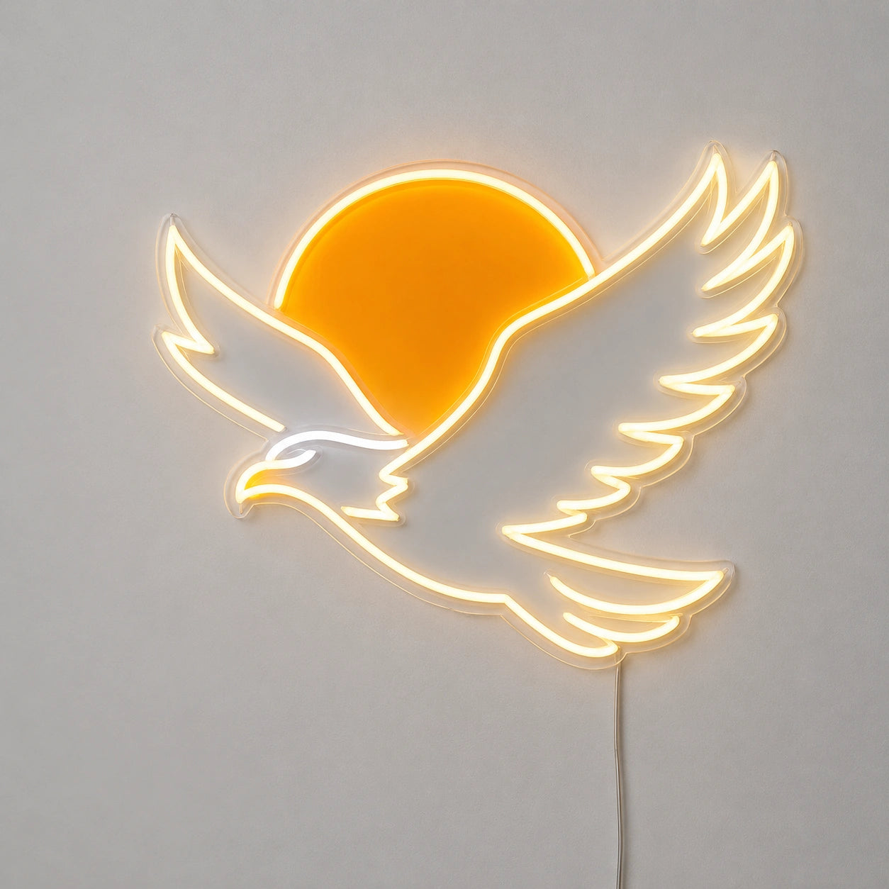 Flying Eagle Sunrise Neon Sign LED Neon Sign main product image