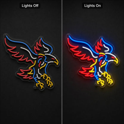 Flying Eagle With Talons LED Neon Sign - Shineneon