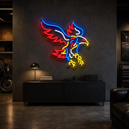 Flying Eagle With Talons LED Neon Sign - Shineneon