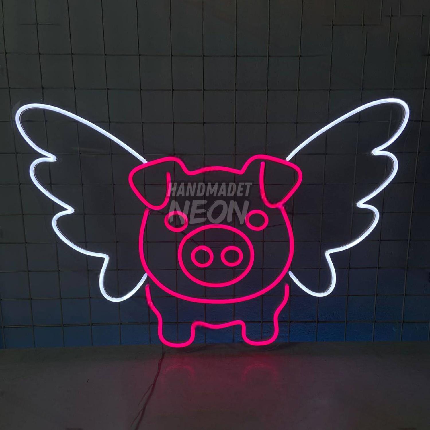 Flying Pig Wings Led Neon Sign Led Decor | Shineneon