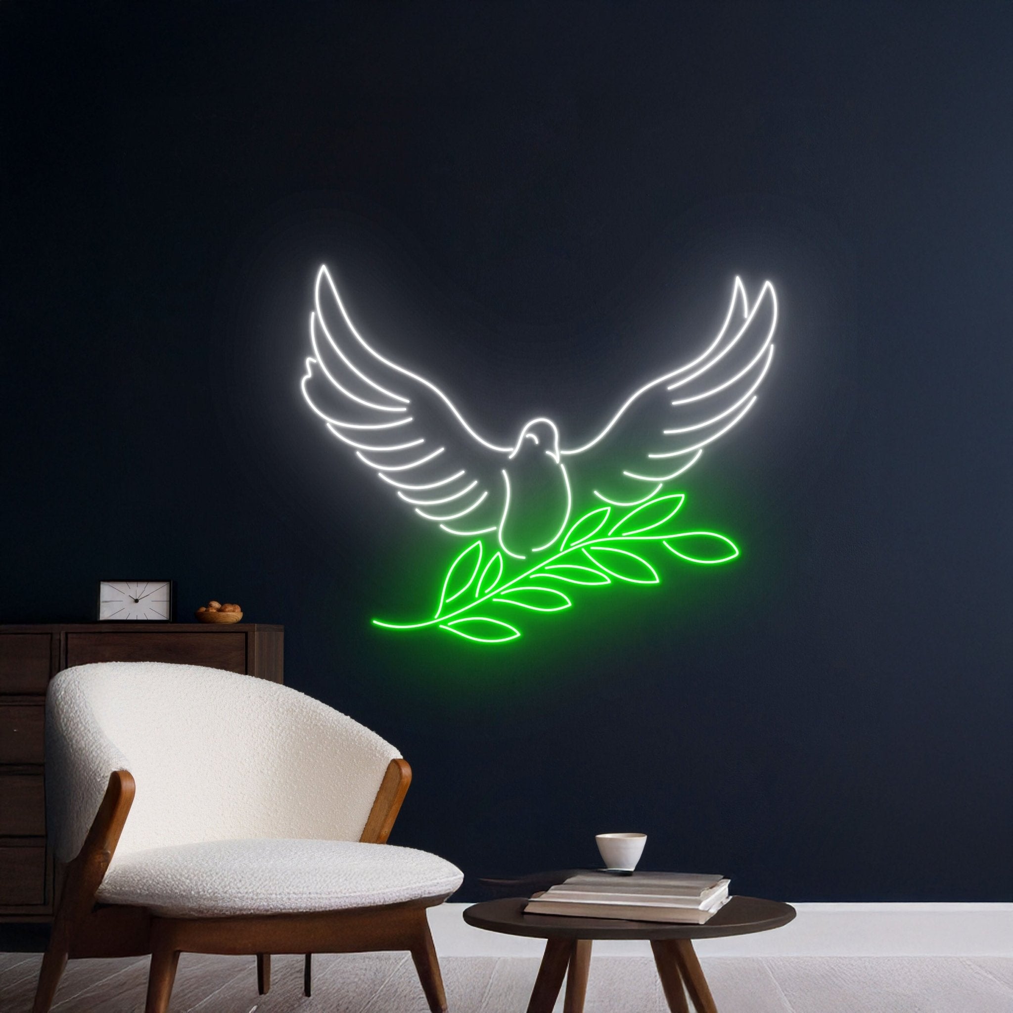 Flying Pigeon Led Light - Shineneon