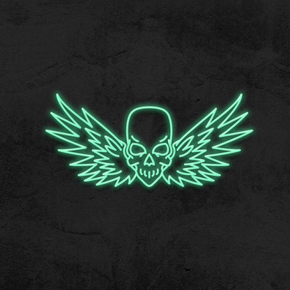 Flying Skull Neon Sign | Shineneon