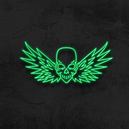 Flying Skull Neon Sign | Shineneon