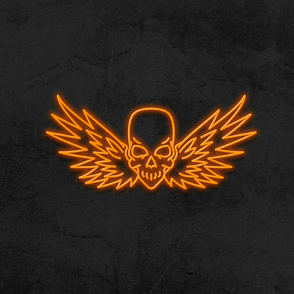 Flying Skull Neon Sign | Shineneon