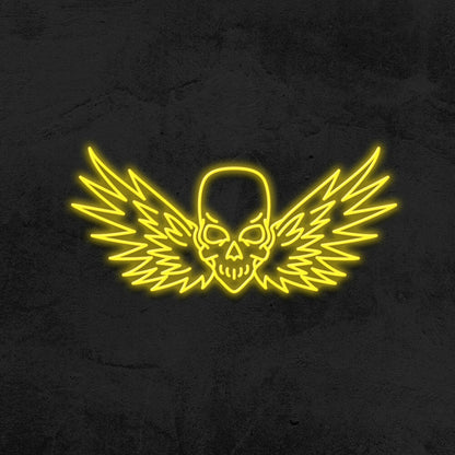 Flying Skull Neon Sign | Shineneon