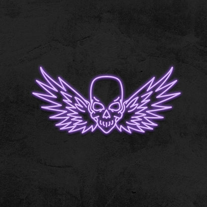 Flying Skull Neon Sign | Shineneon