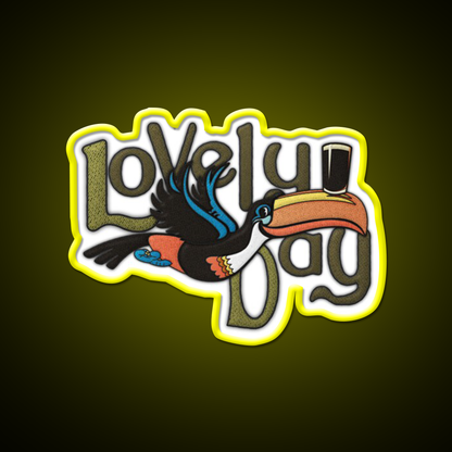 Flying Toucan Beer Bar Decor Led Neon Sign Rgb Color - LED neon sign view 7