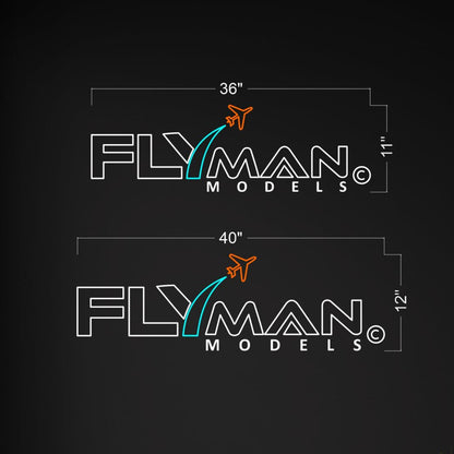 Flyman Models Airplane Led Neon Sign For And Model Shop Decor | Shineneon