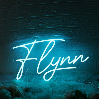 Flynn Blue Led Neon Sign - Shineneon