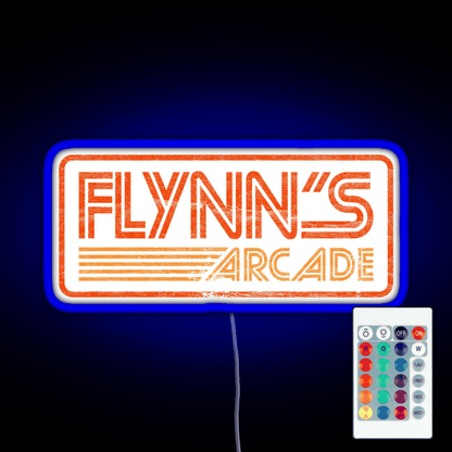 Flynn S Arcade 80s Retro Rgb Led Neon Sign Pop Wall Art