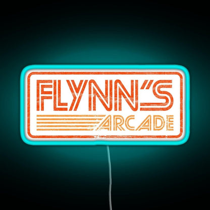 Flynn S Arcade 80s Retro Rgb Led Neon Sign Pop Wall Art - Shineneon