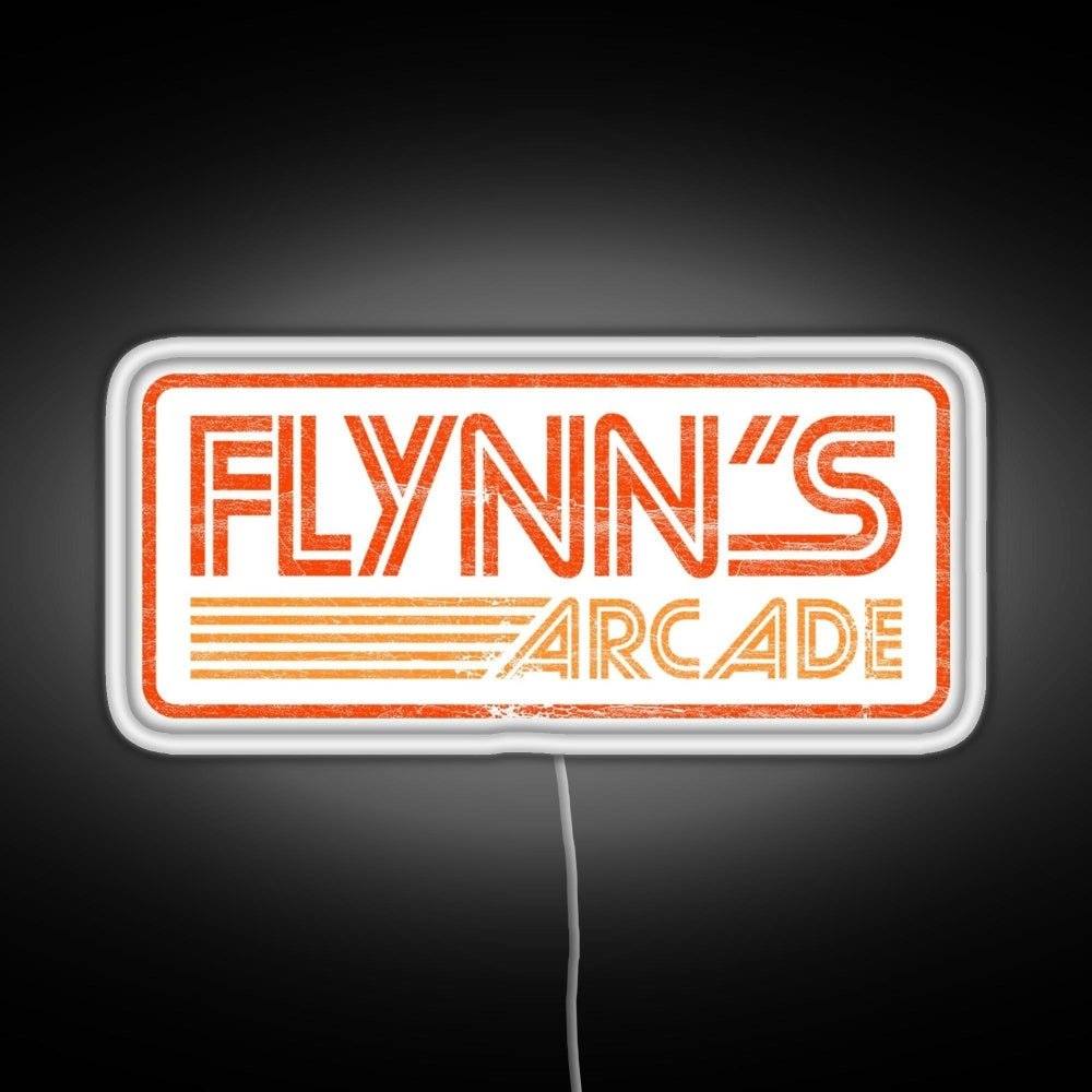 Flynn S Arcade 80s Retro Rgb Led Neon Sign Pop Wall Art - Shineneon