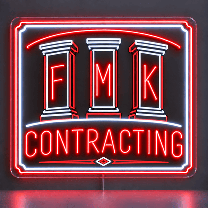 Fmk Contracting Custom LED Neon Sign - Shineneon