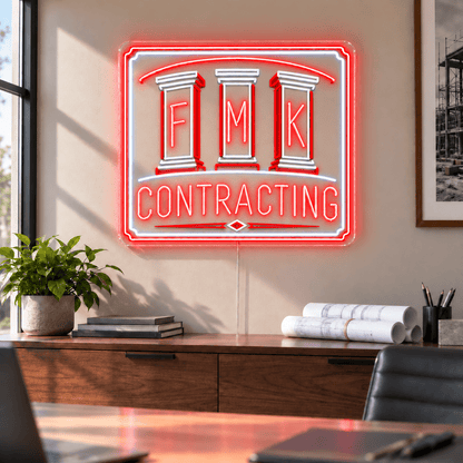 Fmk Contracting Custom LED Neon Sign - Shineneon