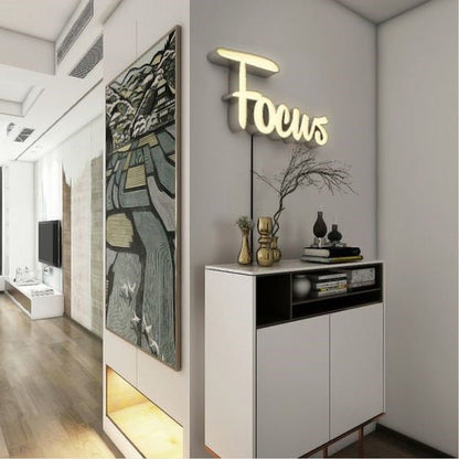 Focus 3D Frontlit Channel Letters Led Light Sign - Shineneon