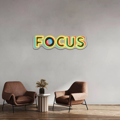 Focus Artwork Personalized Light Up Sign - Shineneon