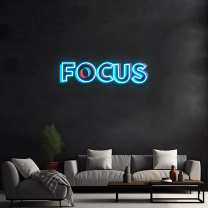 Focus Artwork Personalized Light Up Sign