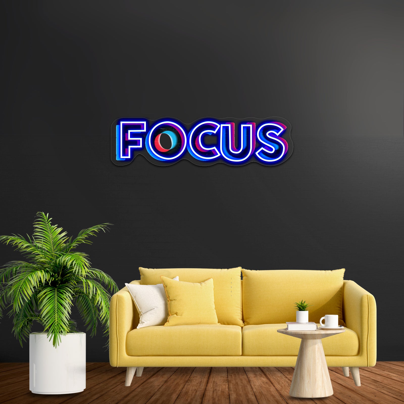 Focus Artwork Personalized Light Up Sign