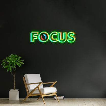 Focus Artwork Personalized Light Up Sign