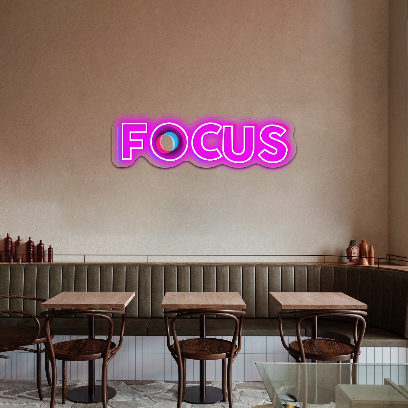 Focus Artwork Personalized Light Up Sign