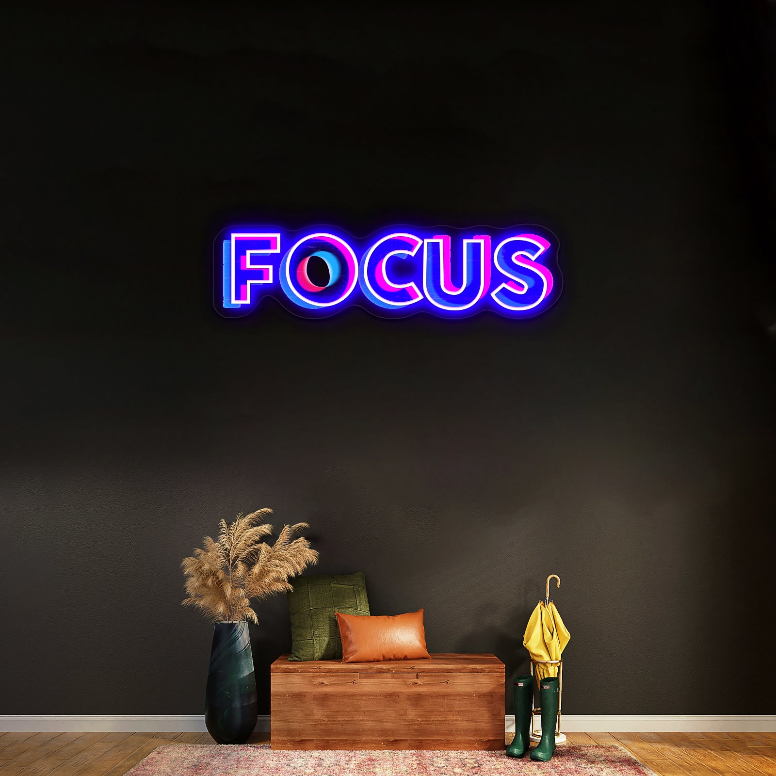 Focus Artwork Personalized Light Up Sign