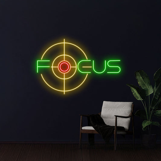 Focus Neon Sign