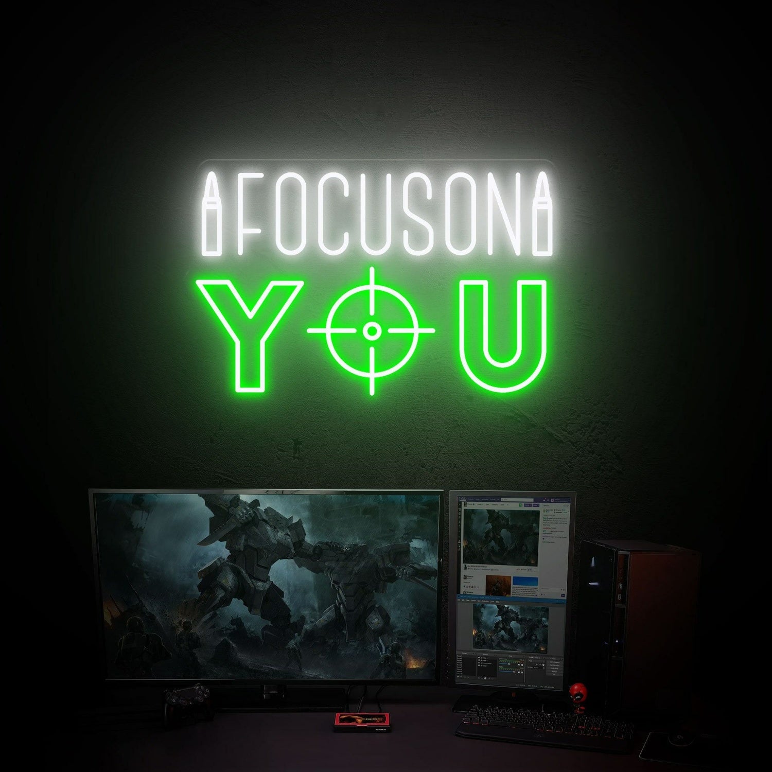 Focus On You Led Neon Sign Adding A Vibrant Touch To Home Decor Office | Shineneon