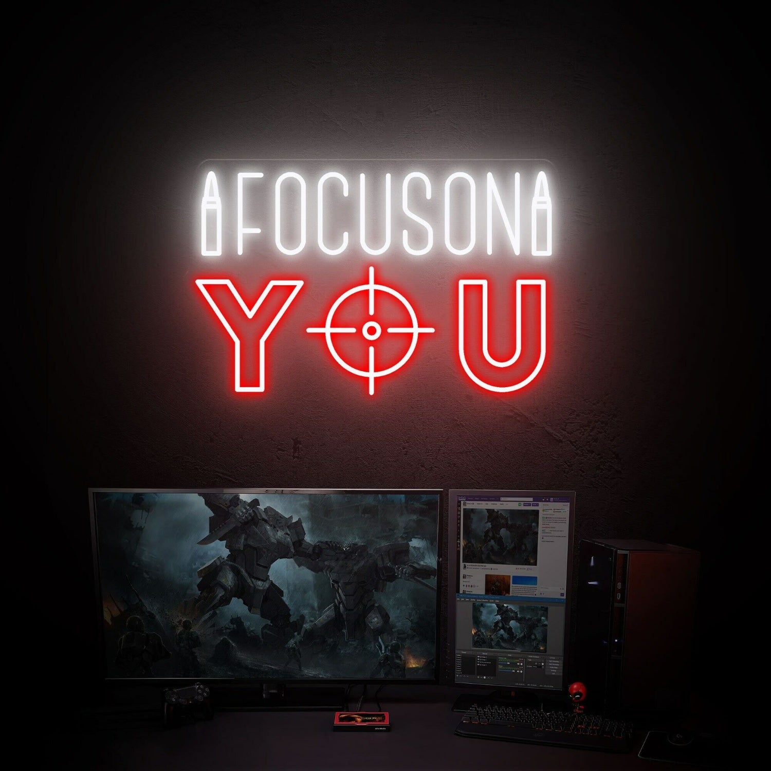 Focus On You Led Neon Sign Adding A Vibrant Touch To Home Decor Office | Shineneon