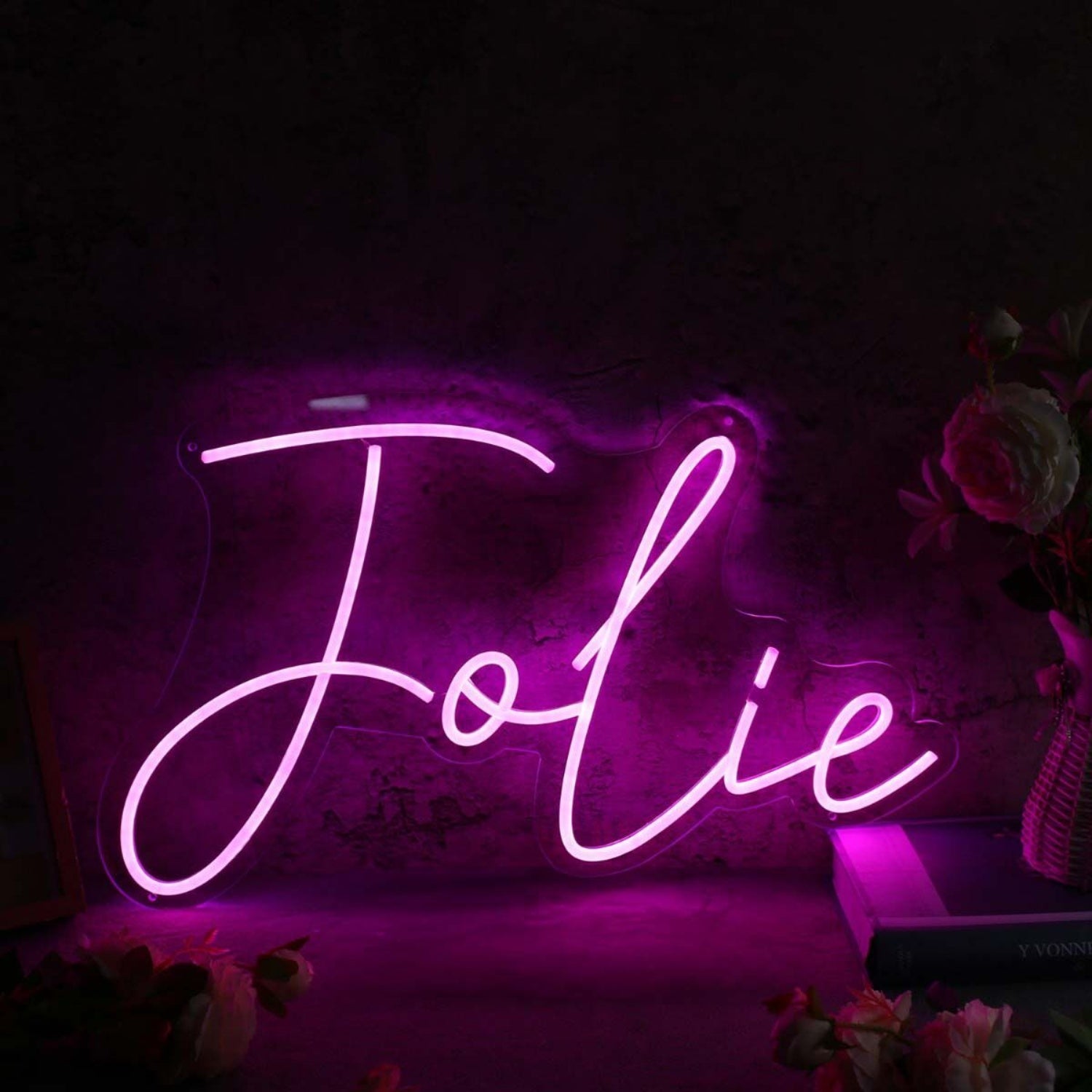 Folie Pink Custom Led Neon Sign - Shineneon