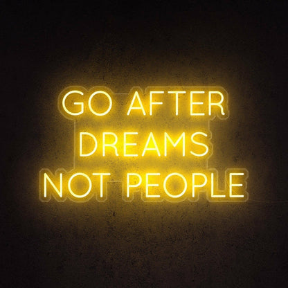 Follow Dreams Not People Led Neon Sign - Shineneon