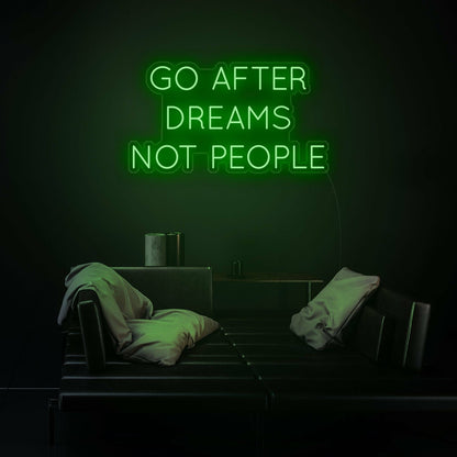 Follow Dreams Not People Led Neon Sign - Shineneon