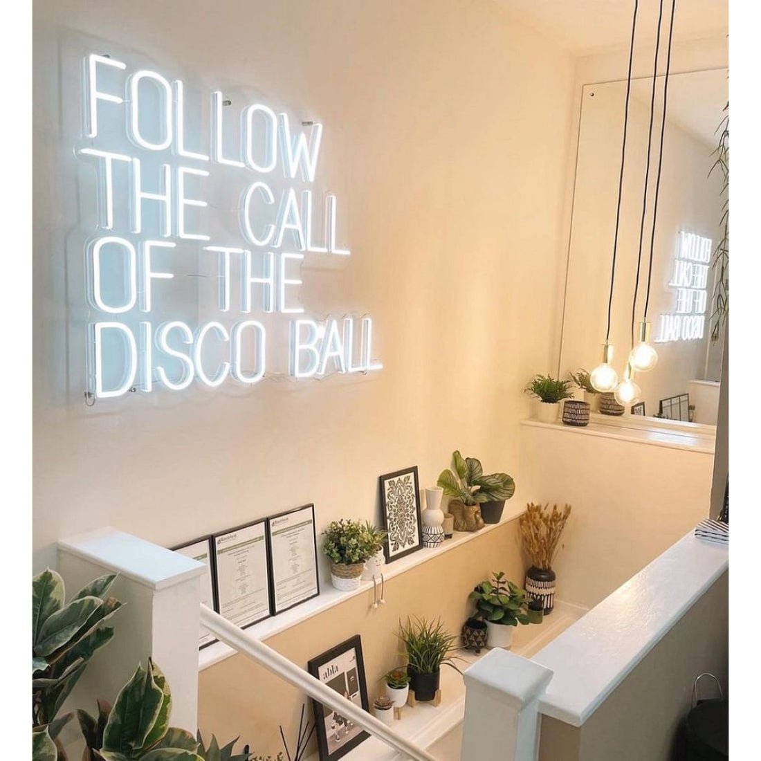 Follow The Call To The Disco Ball Led Sign Business Neon Sign - Shineneon