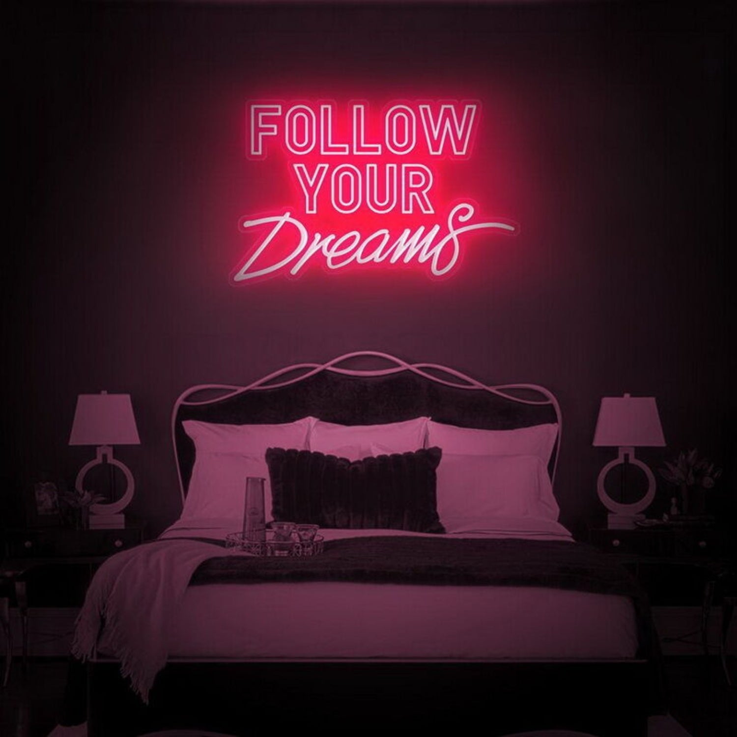 Follow Your Dreams Led Neon Sign Finspirational Spaces - Shineneon