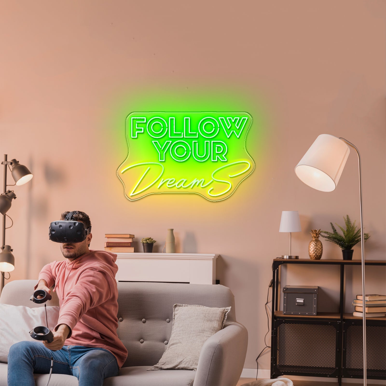 Follow Your Dreams Personalized Neon Signs - Shineneon