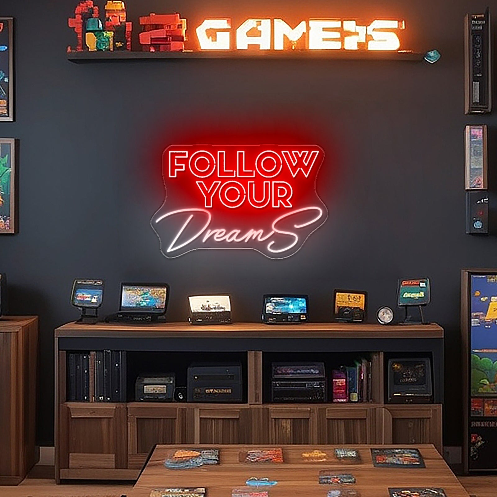 Follow Your Dreams Personalized Neon Signs - Shineneon