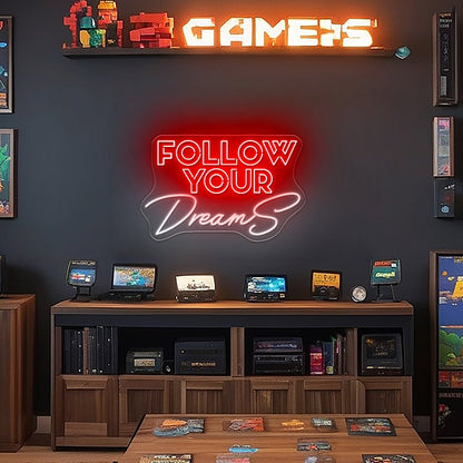 Follow Your Dreams Personalized Neon Signs - Shineneon